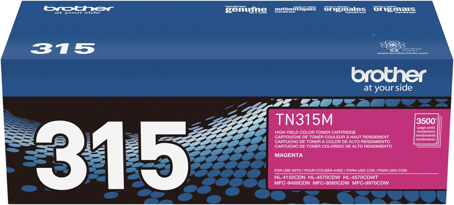 Brother® TN-315M Magenta Toner Cartridge