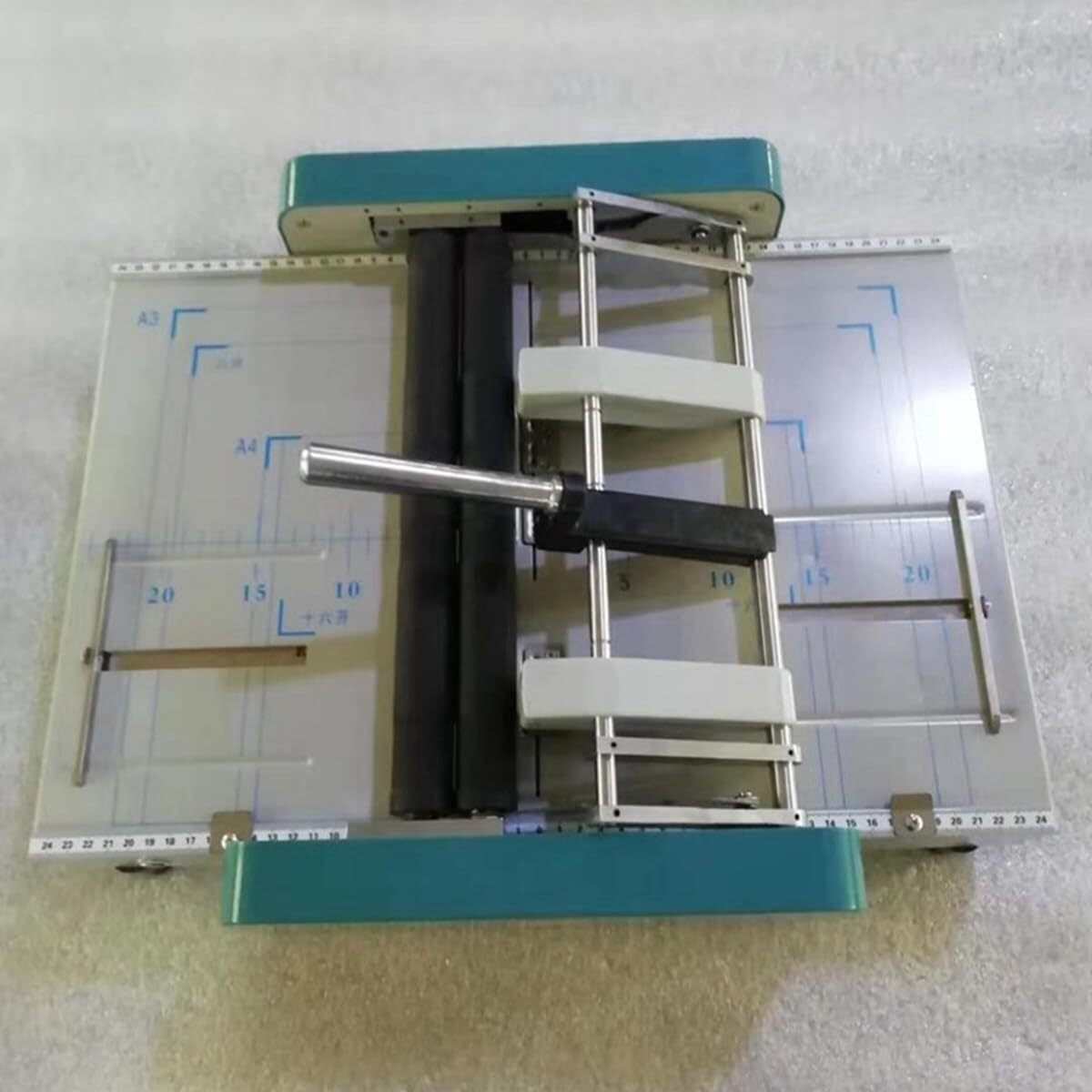 SXXZYAZJ Paper Folding Machine, A3 Booklet Making Machine Booklet Stapling Four-Position Thread Type Book Binding Machine Pamphlet Stapler