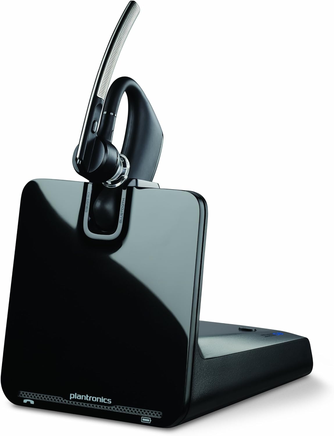 Plantronics Voyager Legend CS with HL10 Wireless Headset System - Retail Packaging - Silver (Renewed)