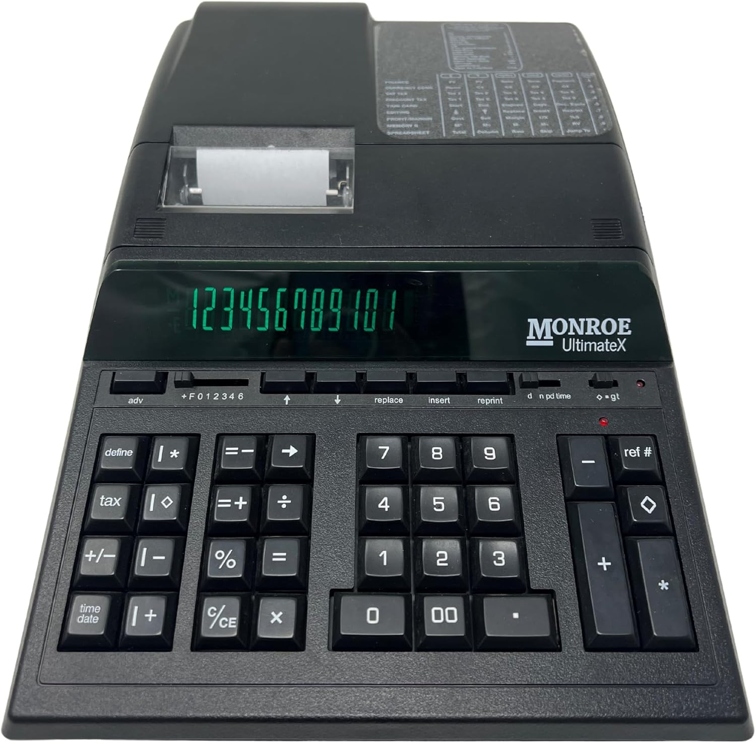 Monroe UltimateX Executive Printing Calculator with Edit and Reprint Capabilities