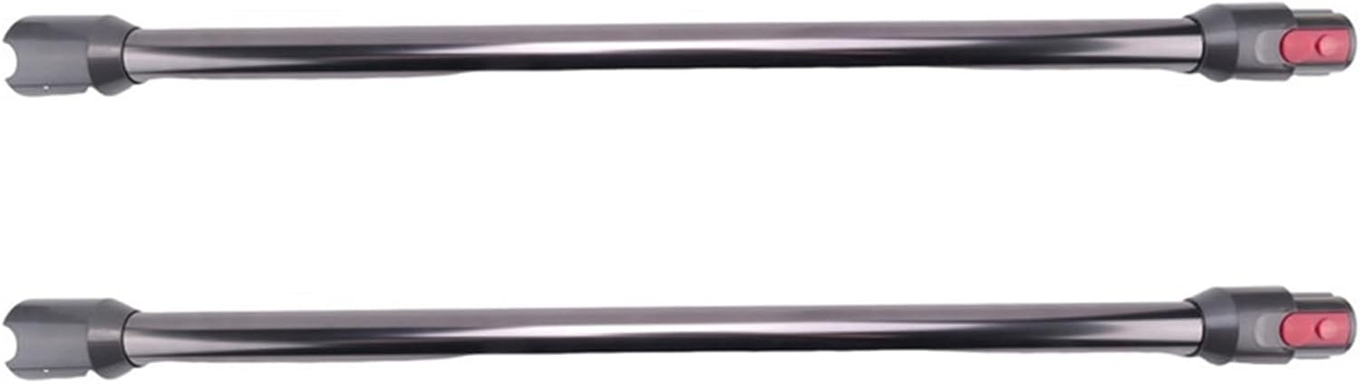 2X Handheld Vacuum Cleaner Extension Rod Metal Aluminum Straight Tube Rod Replacement Parts, Compatible For Dyson V12 V10 Slim