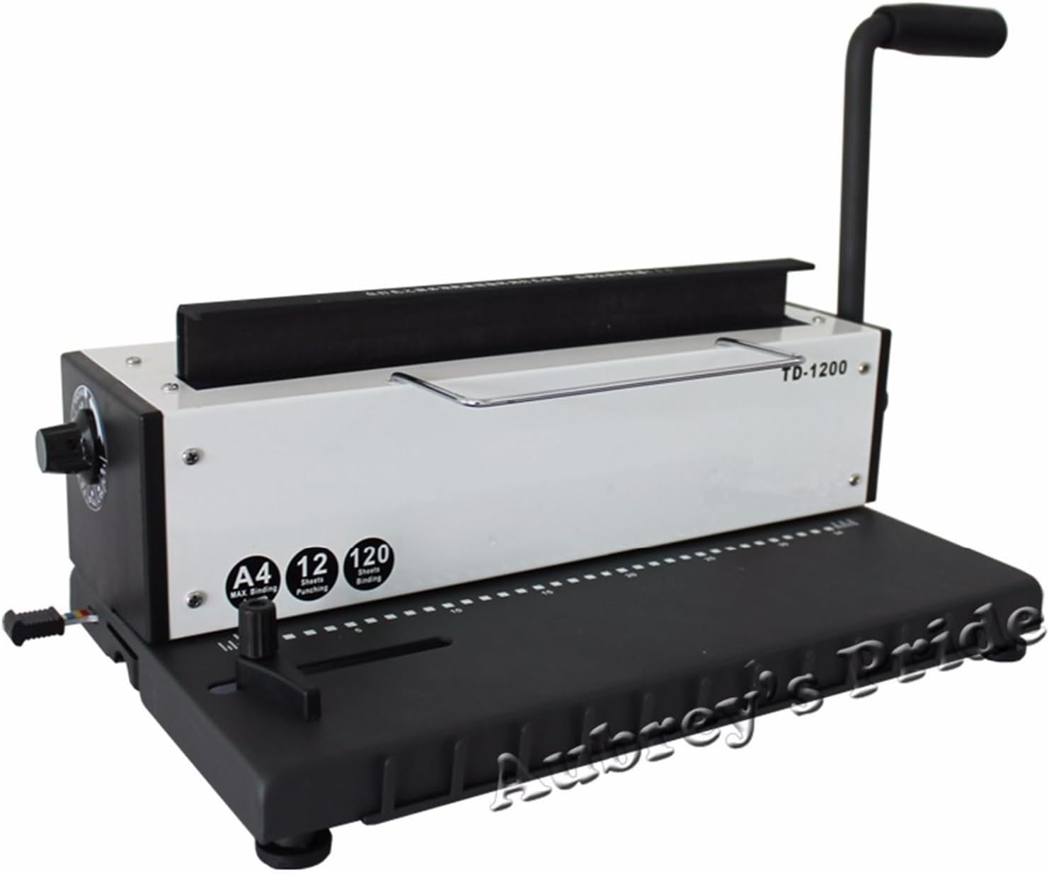 Binding Machines, Manul All Steel Metal Spiral Coil Wire Punch Binding Machine Binder Puncher