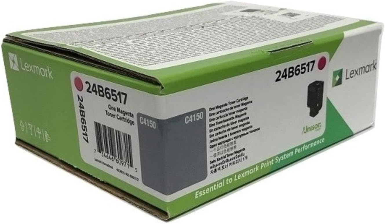 Lexmark 24B6517 C4150 Toner Cartridge (Magenta) in Retail Packaging
