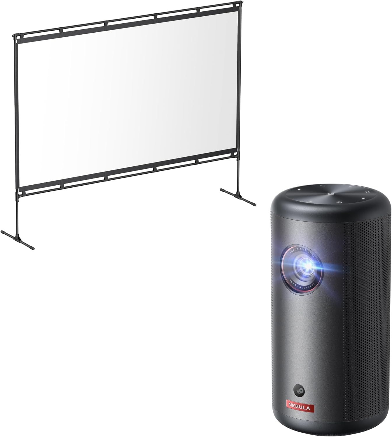 NEBULA Capsule 3 With Projector Screen with Stand