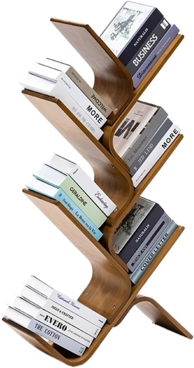 HEXEH Shelf Bookcase Bookshelf Living Room Floor-Standing Display Rack Simple Storage Rack Multi-Layer Picture Book Rack Storage Rack Bookcase Storage Shelves (Size : D), ZHONGXIAOFEI2023