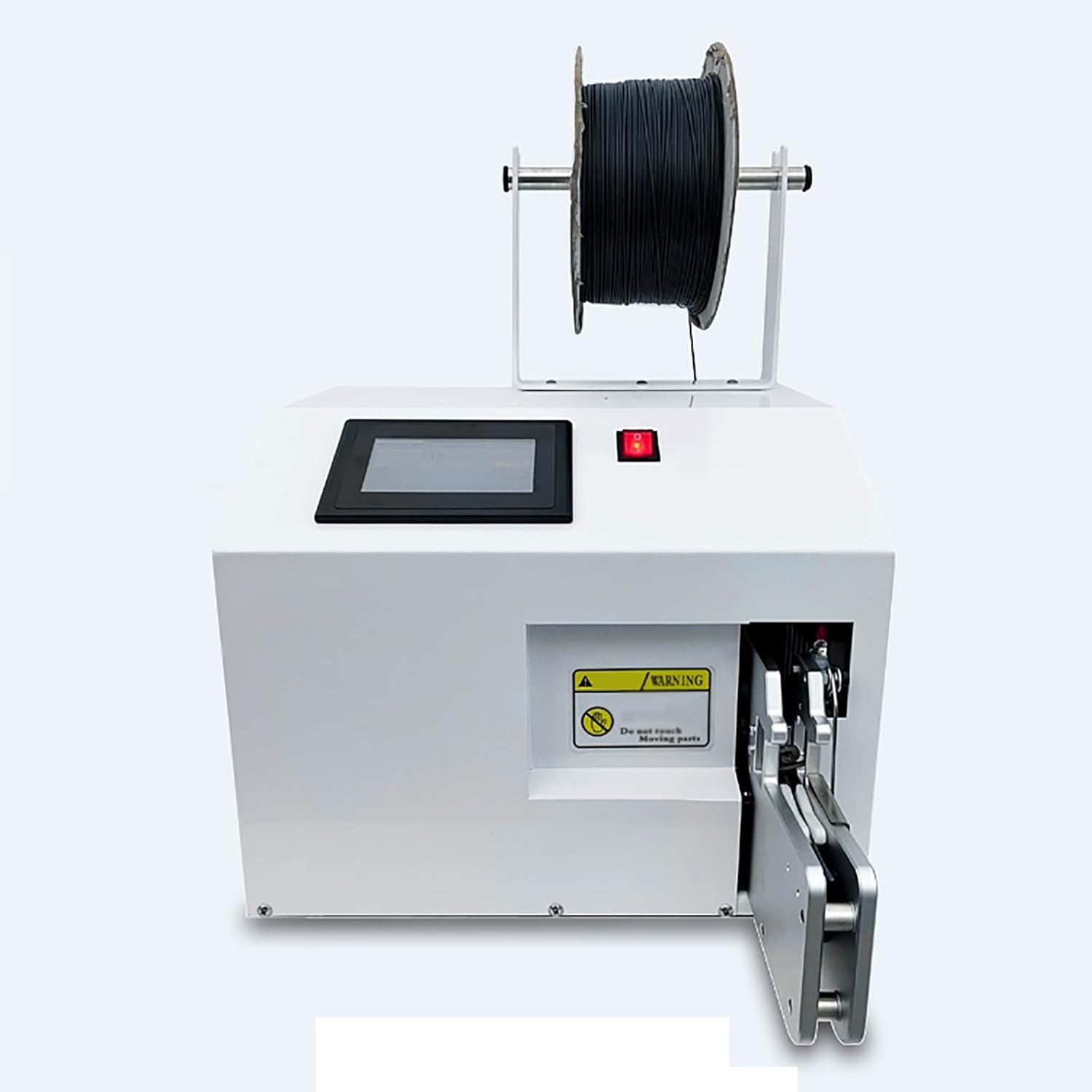 FKHFTI φ20-60mm Electric Melon Fruit Sealing Machine, Wire Harness Binding Machine, Vegetable Binding Machine,Suitable for Supermarkets, Bakeries, Cafe Shops, Power Cords, USB Data Cables