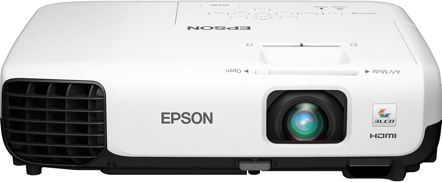 Epson VS230 SVGA 3LCD Projector, 2800 Lumens Color Brightness