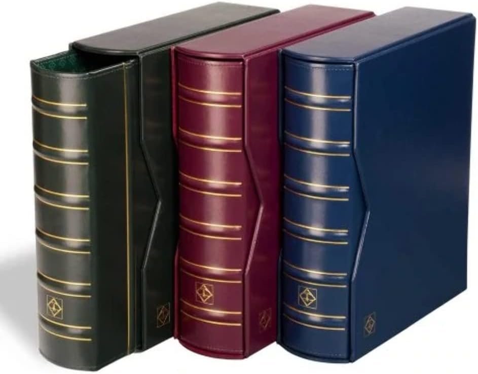 Leuchtturm 318174 Ring Binder Vario, Classic desgn GIGANT, incl. slipcase, Green