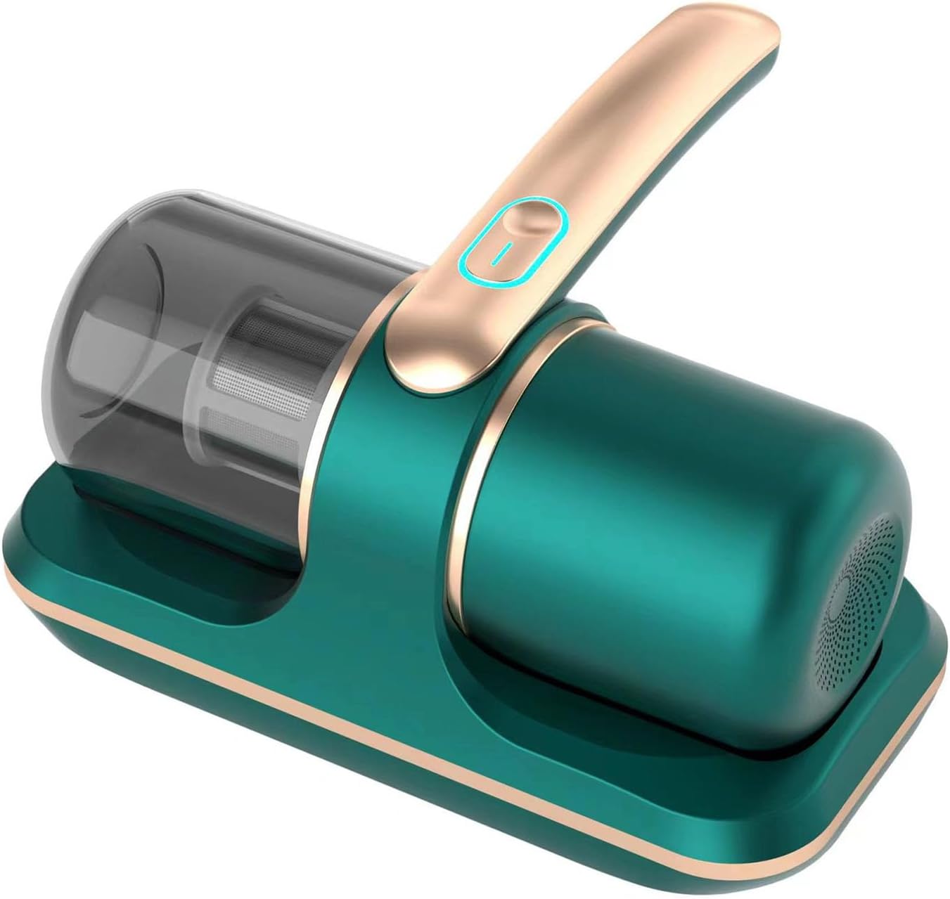 NUNETH Handheld Vacuum Cordless Rechargeable,8kpa Suction,Strong Double Beat Mode, 8000 Beats Per Minute - Powerful Vacuum Cleaner for Mattress,Sofa & Carpets (Green)