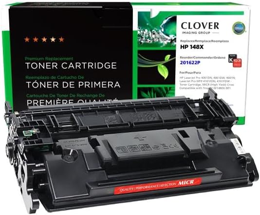 Clover Remanufactured MICR High Yield Toner Cartridge Replacement for HP W1480X, Troy 02-W1480X-001