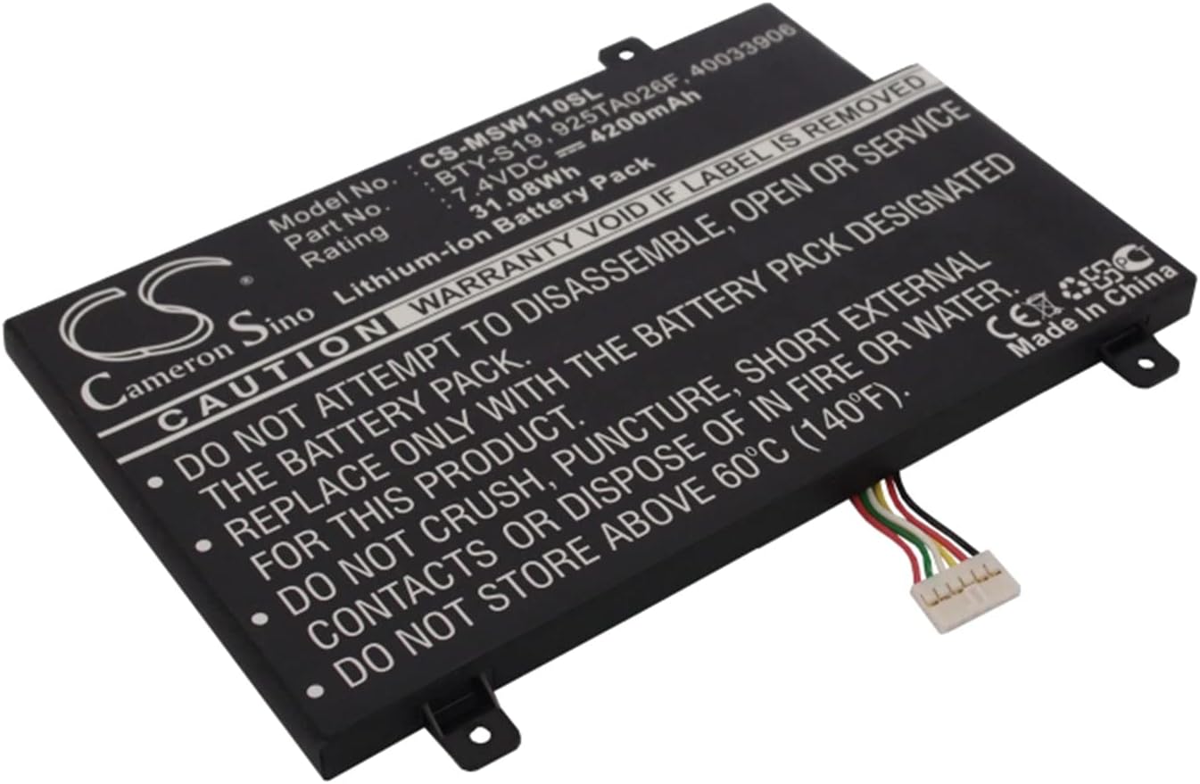 VINTRONS 4200mAh Replacement Battery for MSI Windpad 110, Windpad 110w, WindPad 110W-014US, Coaster