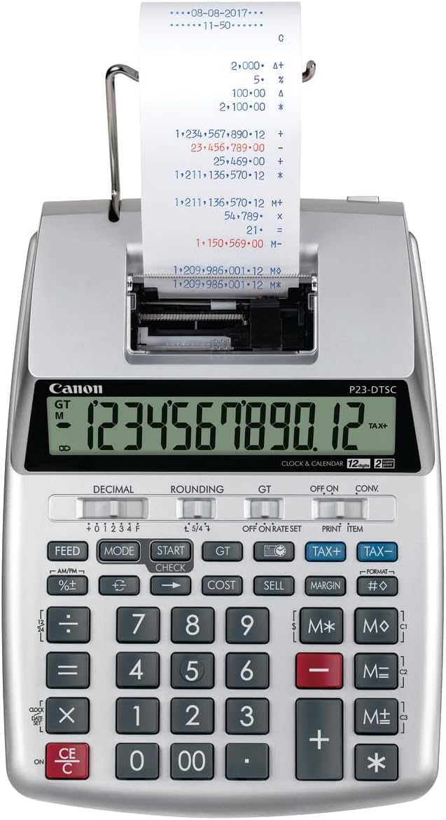 Canon P23-DTSC Desktop Printing Silver Calculator