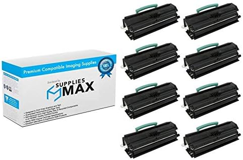 SuppliesMAX Compatible Replacement for Lexmark X463DE/X464DE/X466DE/X466DTE/X466DWE Jumbo Extra High Yield Toner Cartridge (8/PK-18000 Page Yield) (X463H11GJ_8PK)