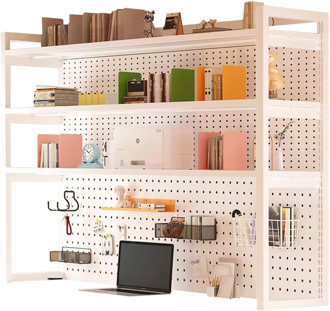 Adjustable Desk Bookshelf - Metal Desktop Bookcase For Computer Desk - Shelf Desktop Bookshelf, Multi-Function Storage Organizer Shelves, Office Supplies Display Shelf, Desktop Bookshelf ( Color : A-3