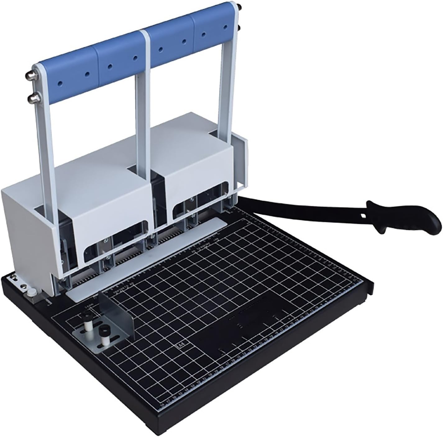 JIQHOHX Distance File Binding Machine (Drilling 15mm) for Personal, Home, School or Business Binding, Aperture 3mm/4mm/5mm/6mm Optional (6mm)