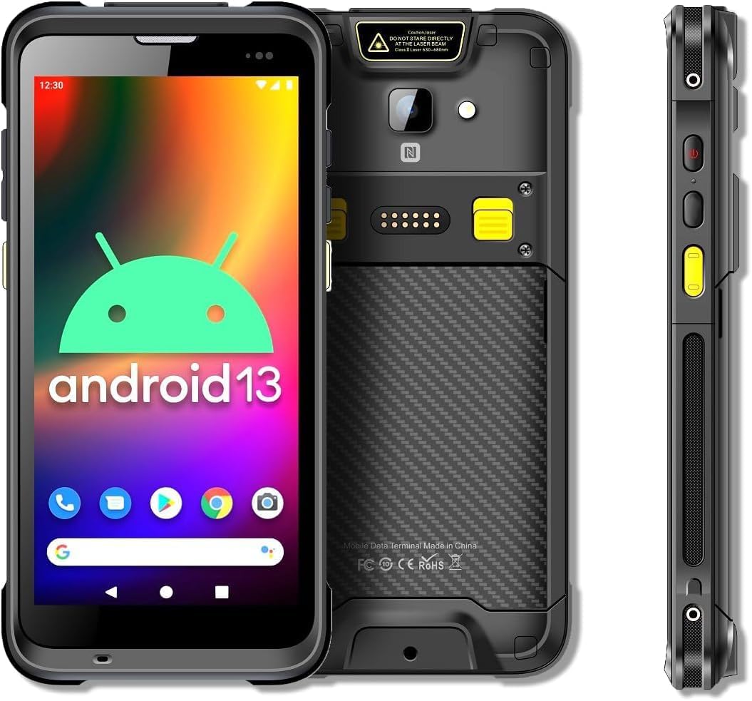 Chainway C66 Wireless Android Handheld 2D/1D/QR Barcode Scanner (Zebra SE4710), Android 13 with Play Store, 5.5” Screen, WiFi, 6FT Drop Rating, for Warehouse Inventory Scanning (Build Your Own)