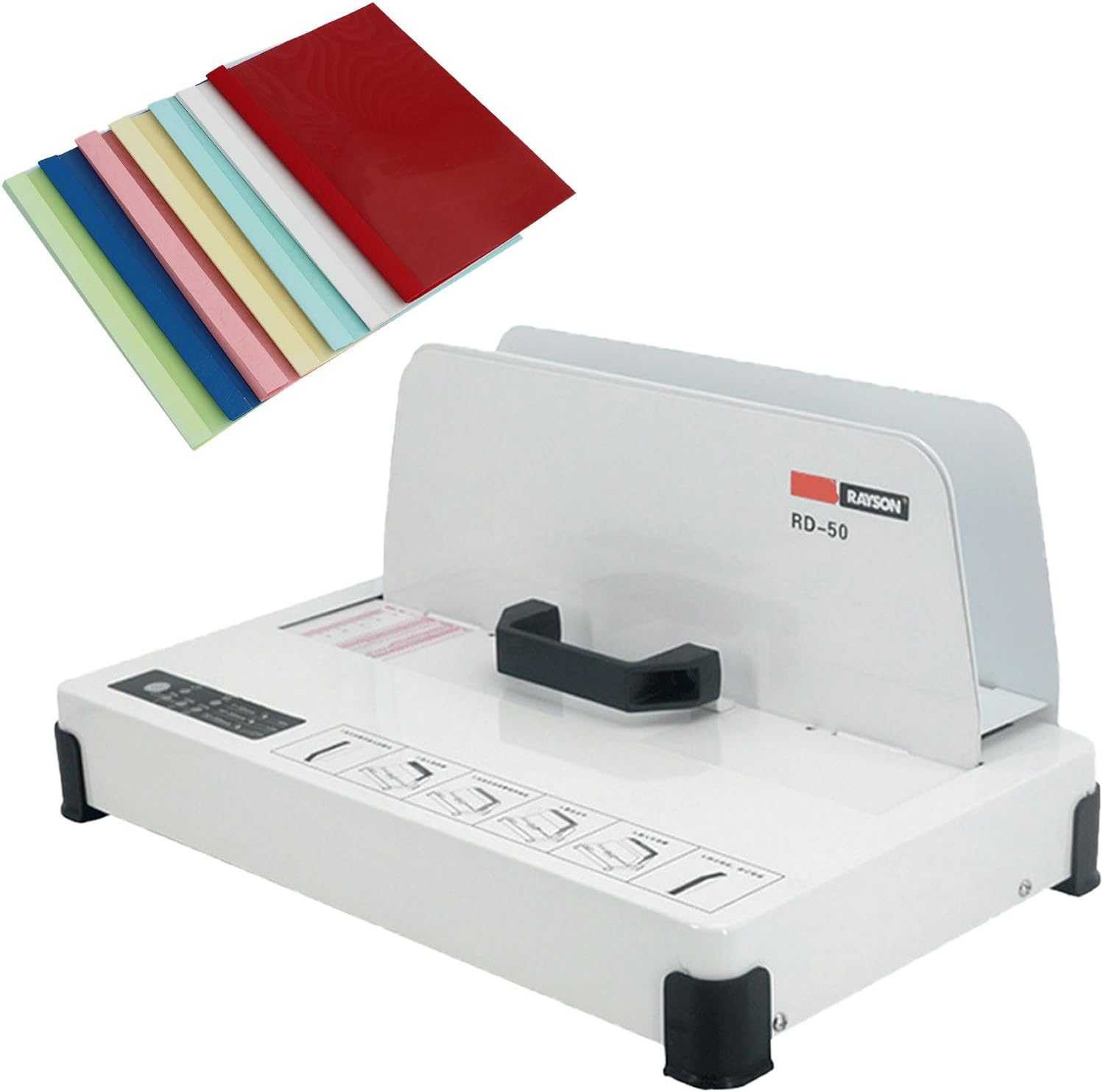 Thermal Binding Machine 3 Levels Time Setting, 1-50mm Binding Thickness, A3/A4/A5/Letter Size Heat Binding Machine for Document, Script, Booklet