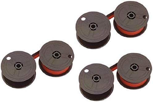 Sharp XE-1050 Ribbon - 3 Pack Compatible Black & Red 3 Pack - AroundTheOfficeTM Deluxe Quality Ribbons