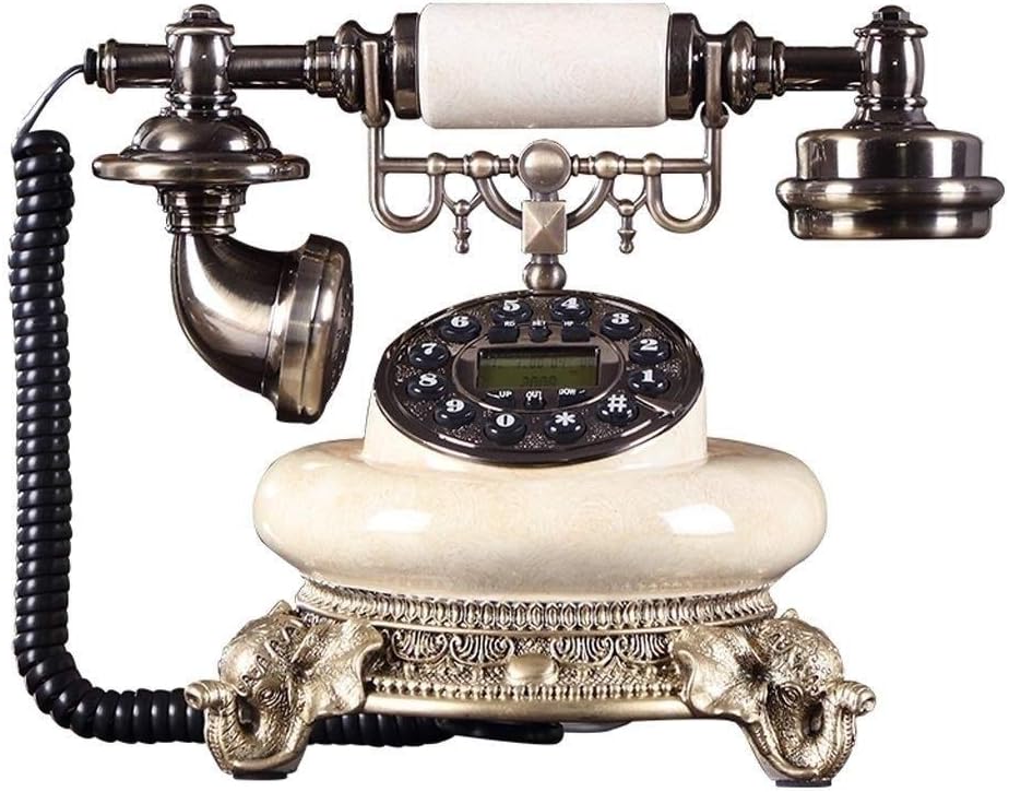Antique Fixed Telephone High-end Luxury Home Retro Wired Landline Telephone for Home Hotel
