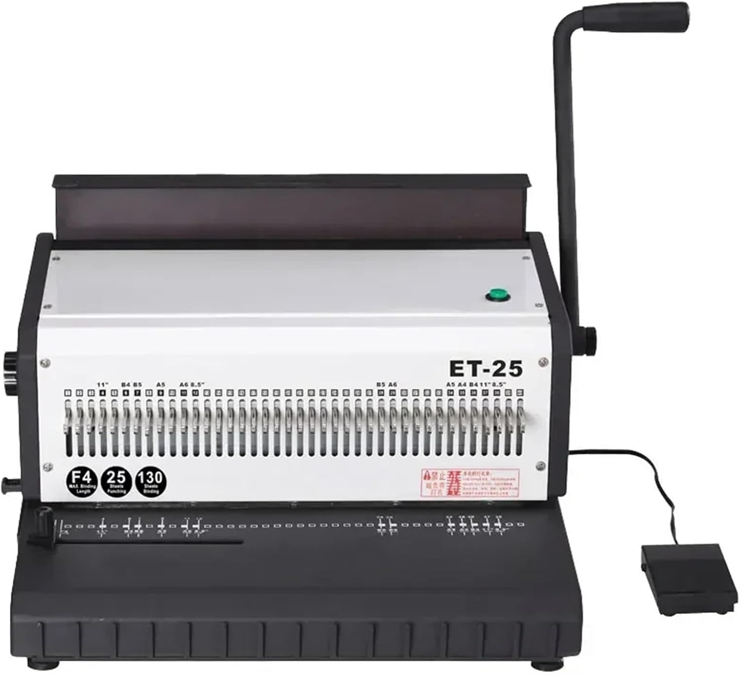 Binding Machine, Electric Iron Ring Binding Machine Double Iron Ring 40 Hole Puncher Binding Machine Desk Calendar Calendar Binding Mach