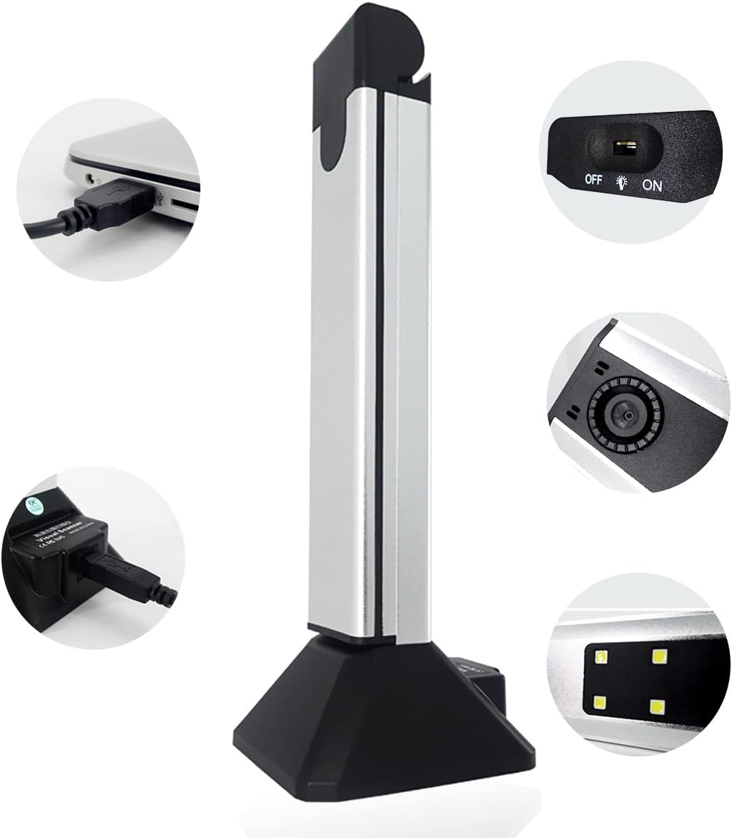 ZSEEWCAM S163AF Document Scanner Document Camera for Teachers with Light, USB Visualiser A3-Size Excellent for Online Teaching, Distance Learning, Web Conferencing