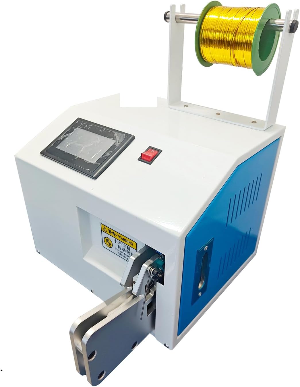 QYLTTDM Electric Melon Fruit Sealing Machine, Wire Harness Binding Machine, φ 3-15mm Vegetable Binding Machine,Suitable for Supermarkets, Bakeries, Cafe Shops, Power Cords, USB Data Cables