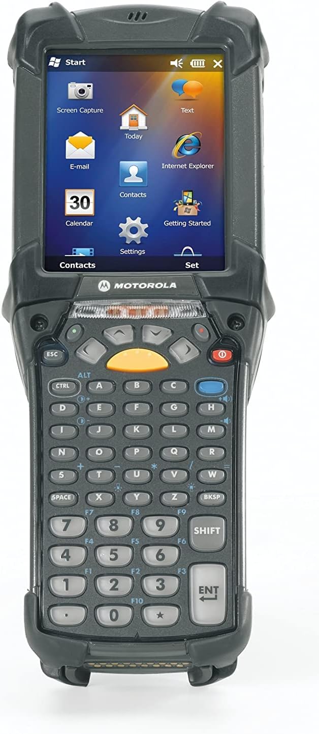 Zebra Motorola Symbol MC92N0-GJ0SXGYA5WR Handheld MC92N0-G Rugged 1D Extended Laser Barcode Scanner, 53 Key VT Emulation Key Pad, Windows CE 7.0