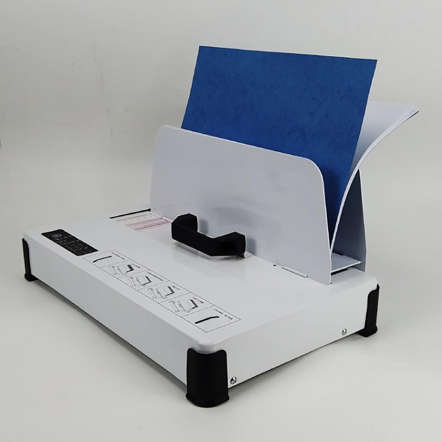 IMOSEI Binding Machine, A4 Hot Melt Glue Binding Machine, 3 Levels of Temperature Adjustment, 1min Quick Binding, 480 Sheets Capacity, for School/Family/Photo and Text Store/Advertising Agency