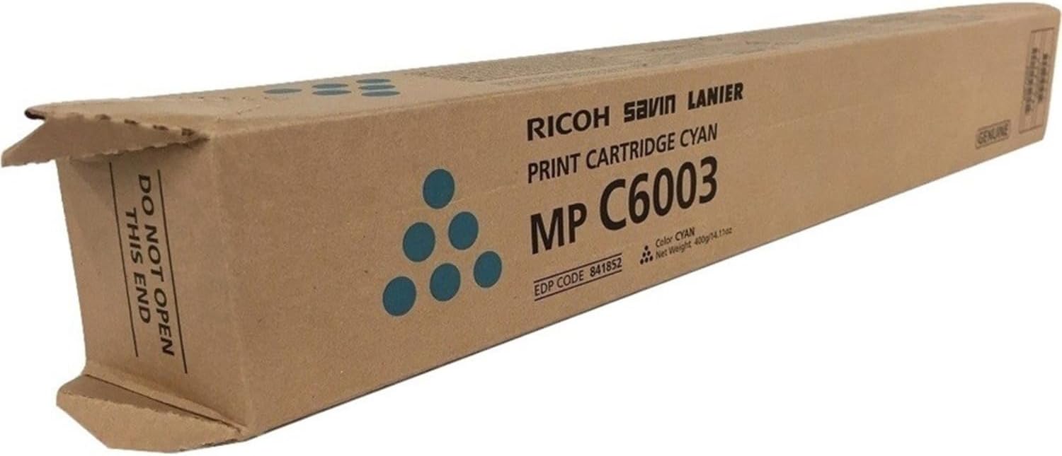 Genuine Ricoh 841852 (841856) Cyan Toner Cartridge