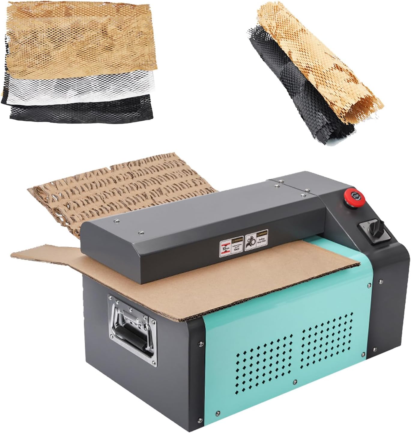 Waste Carton Paper Shredder and Cardboard Slitter, Honeycomb Packing Maker, for Efficient Express Packaging and Recycling