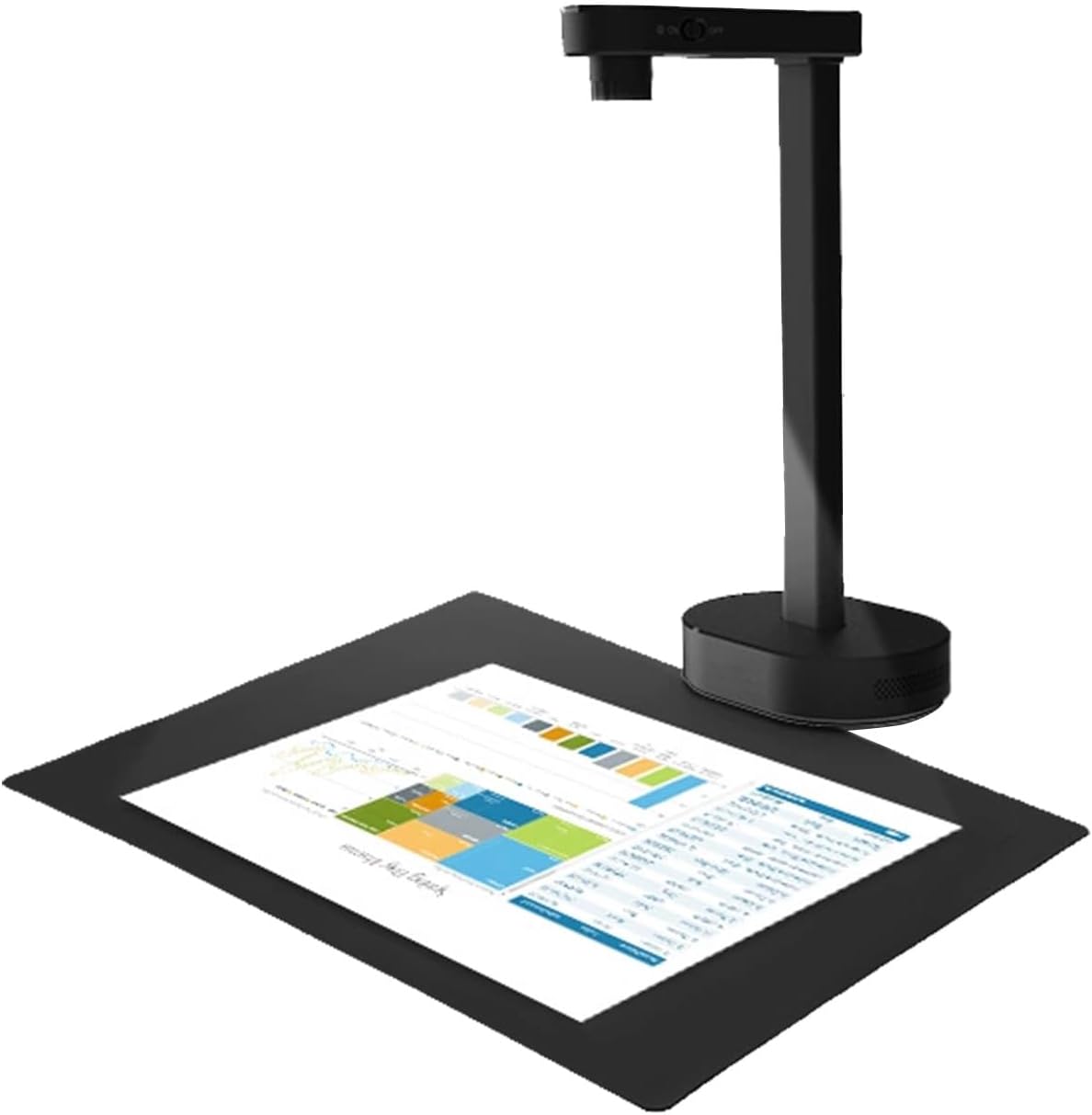 Portable Document Scanner Camera,16MP Book Document Camera With Deskewing,Capture Size A4,OCR Book Scanner For Remote Lessons Office And Education,Compatible with Windows & mac(Size:22 million pixels)