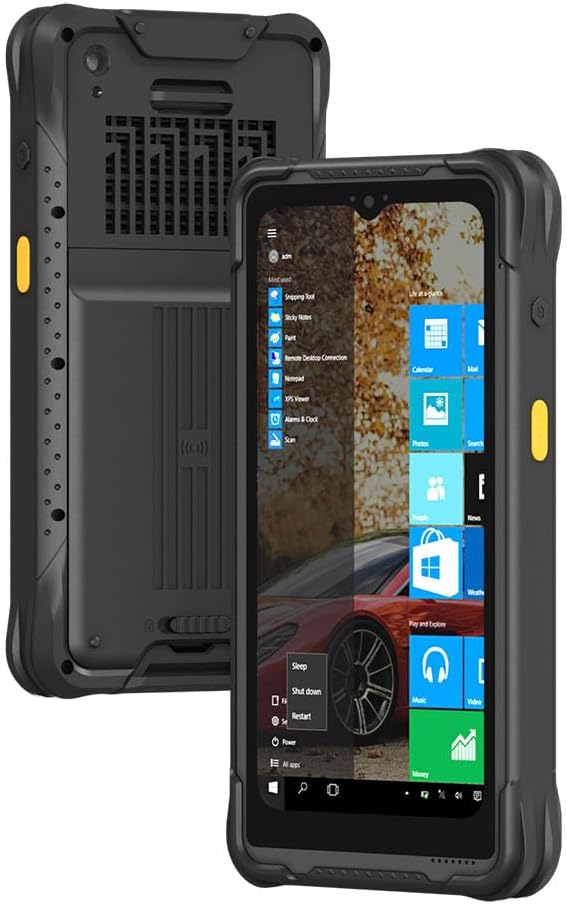 6.5 inch Rugged Enterprise Win 11 IOT Intel Jasper Lake N5100 Mini Tablet PC,8GB RAM/128GB ROM, 4G LTE, GPS,NFC,Single SIM 8000mAh,IP67 Waterproof Industrial Handheld PDA