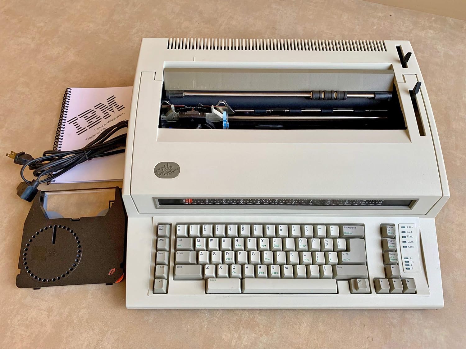 IBM 6781 Personal Wheelwriter Electronic Typewrter (Renewed)