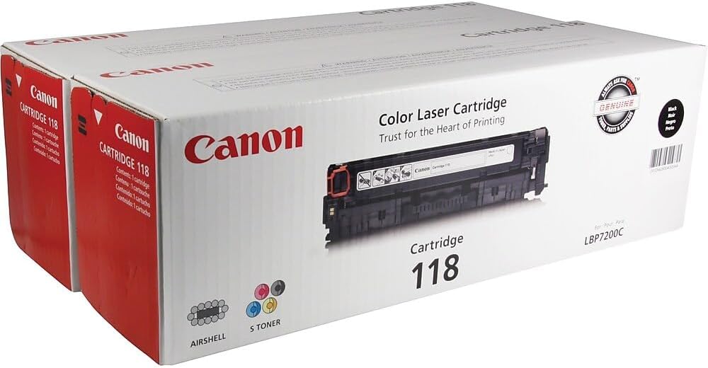 Canon Original 118 Toner Cartridge (1, Black, Cyan, Magenta, Yellow)