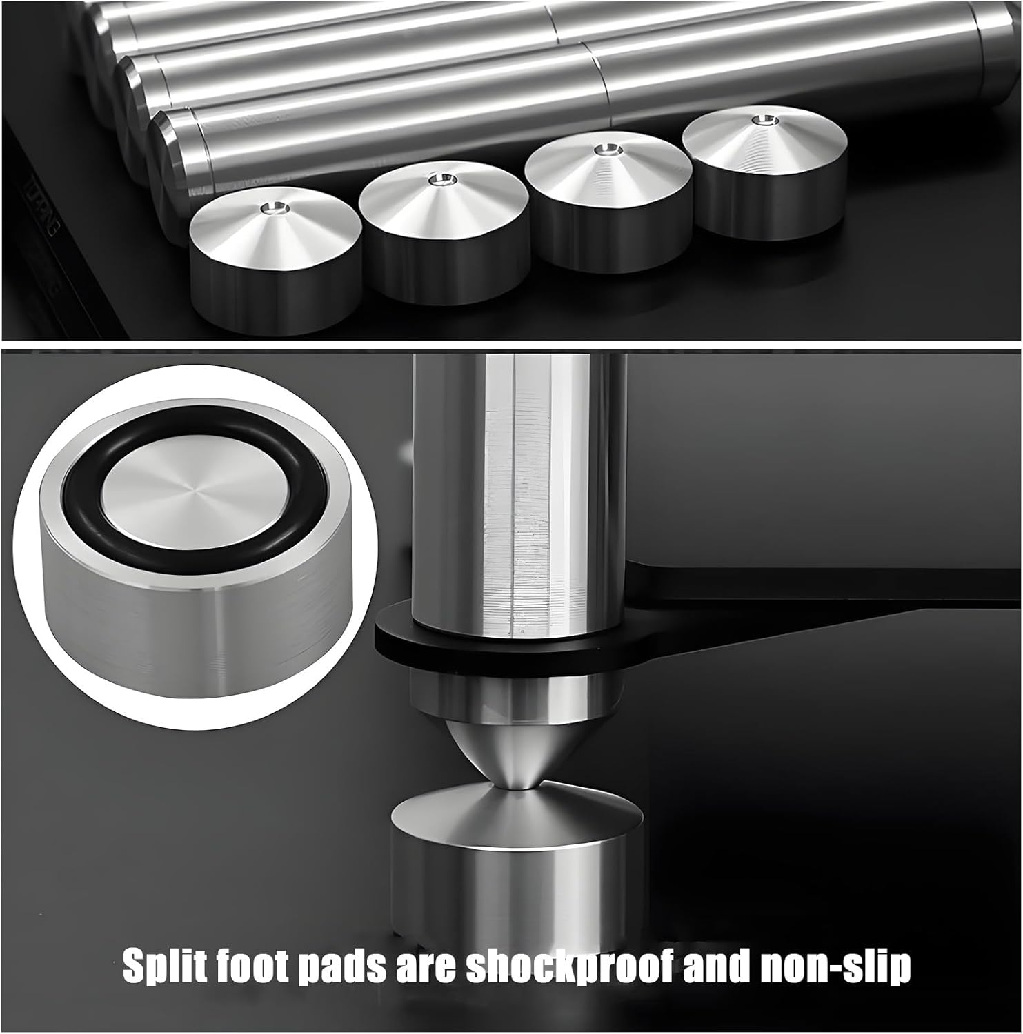 YQMHEZ Aluminum Audio Rack