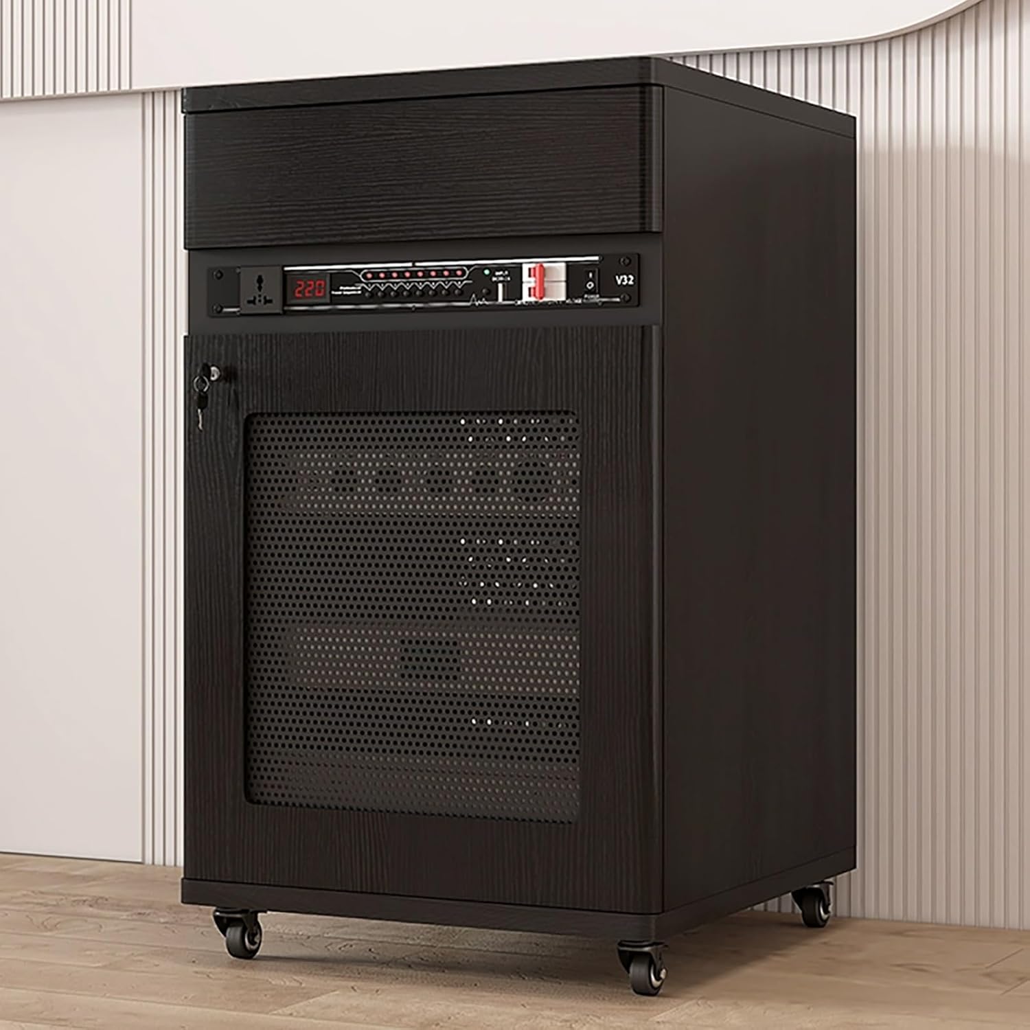 JIAOCKJIAO Media Storage Cabinet