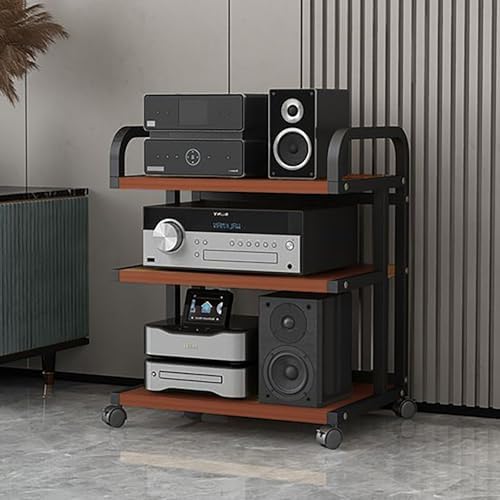 Av Media Stand with Wheels