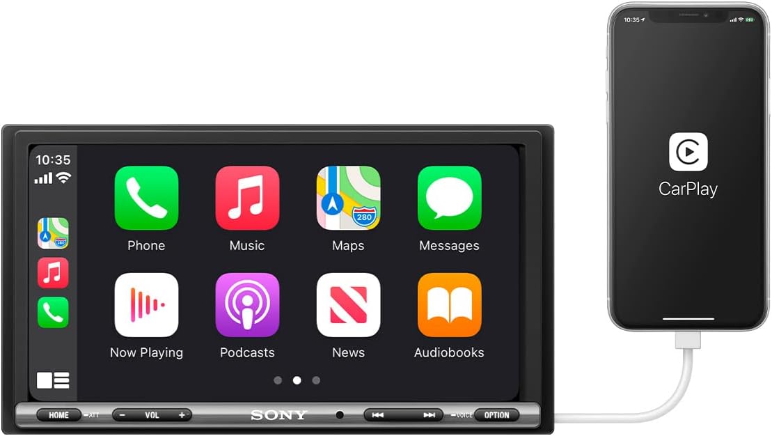 Sony XAV-AX3200 7-Inch Multimedia Receiver with Apple CarPlay/Android Auto