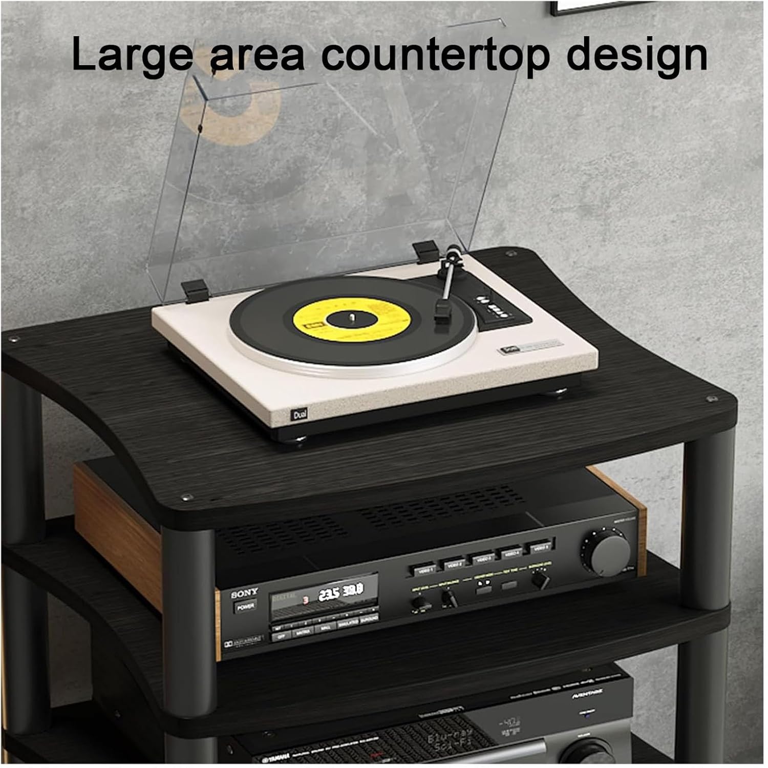 HONGKEFIT 3/4 Tier Audio Racks