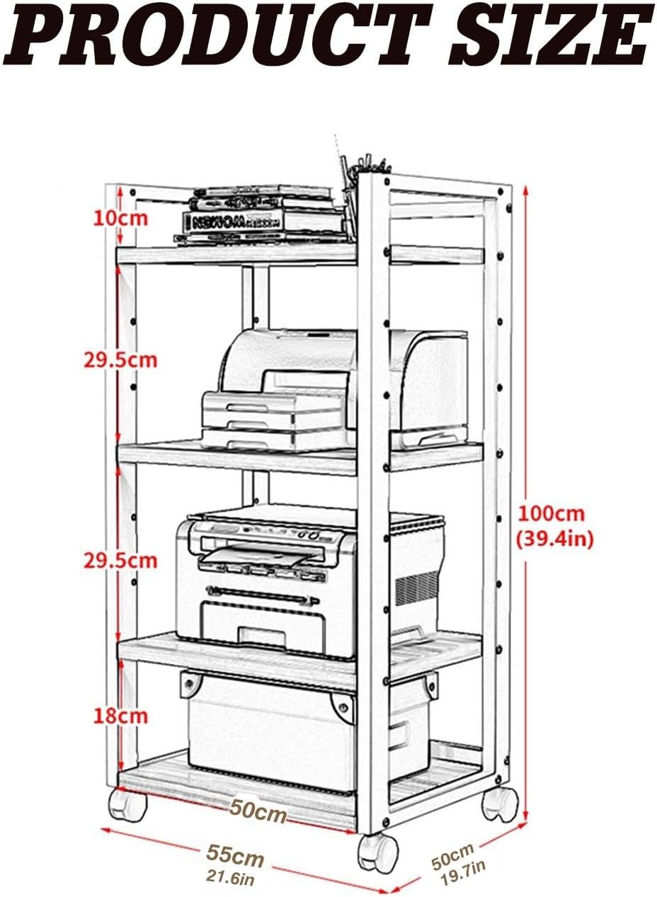 YLQFGUVWK 5 Layer AV Media Cabinet Stand Component Cabinet