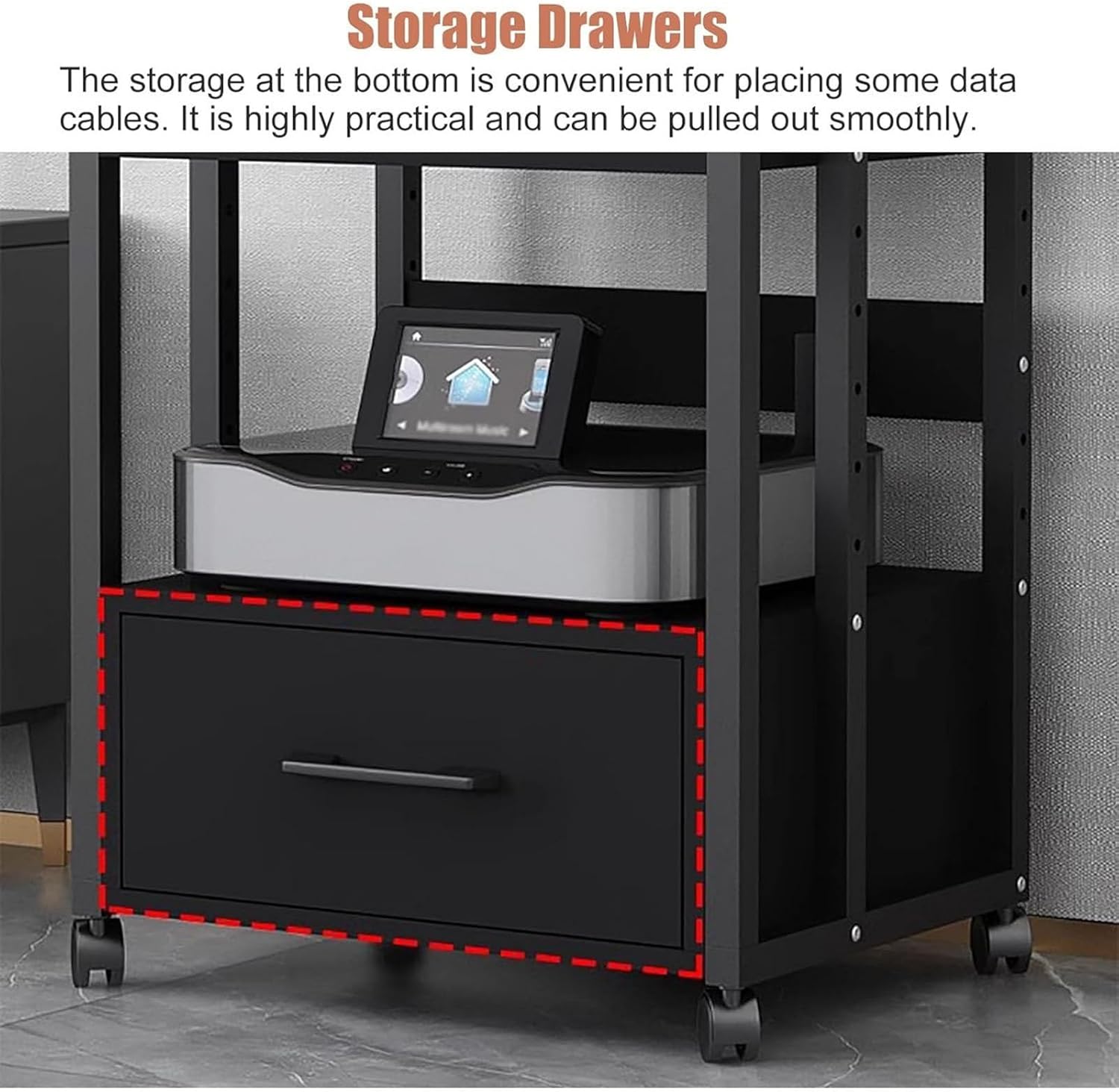 AV Media Stand CD Player Stand