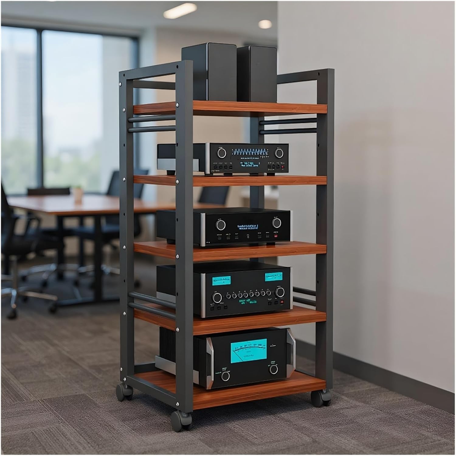 5-Tier AV Media Stand