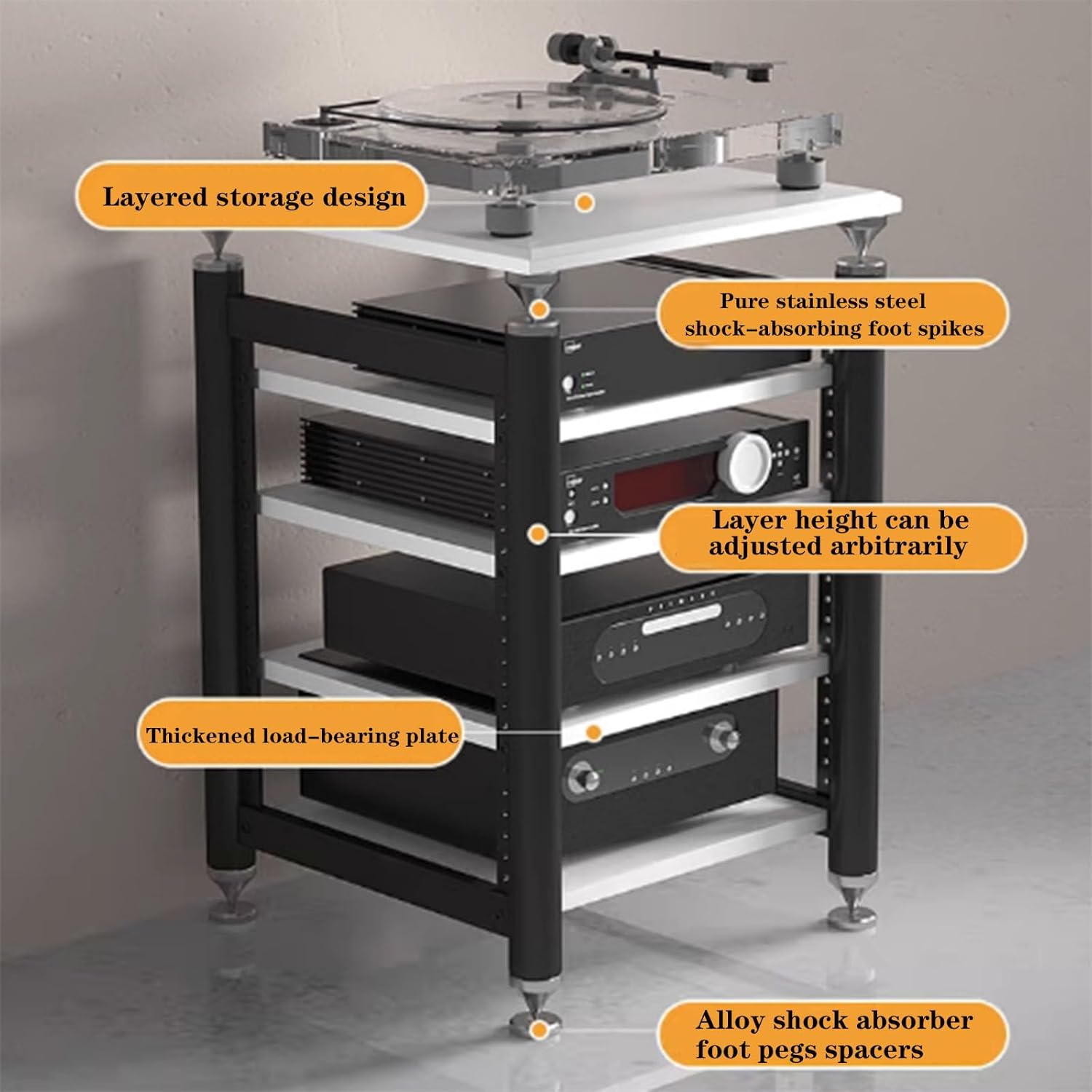 Hi-Fi Audio Amplifier Cabinet