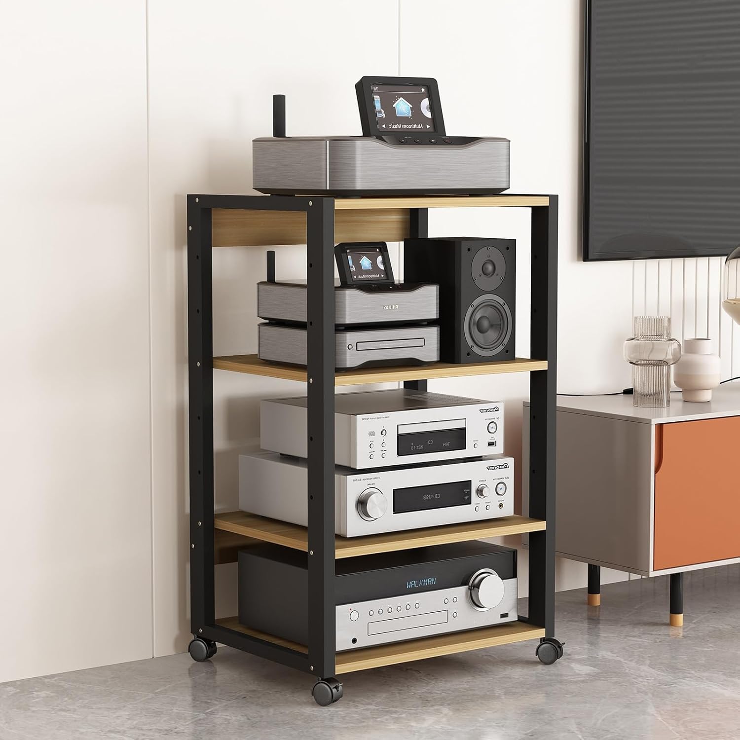 Media Stand Modern AV Cabinet