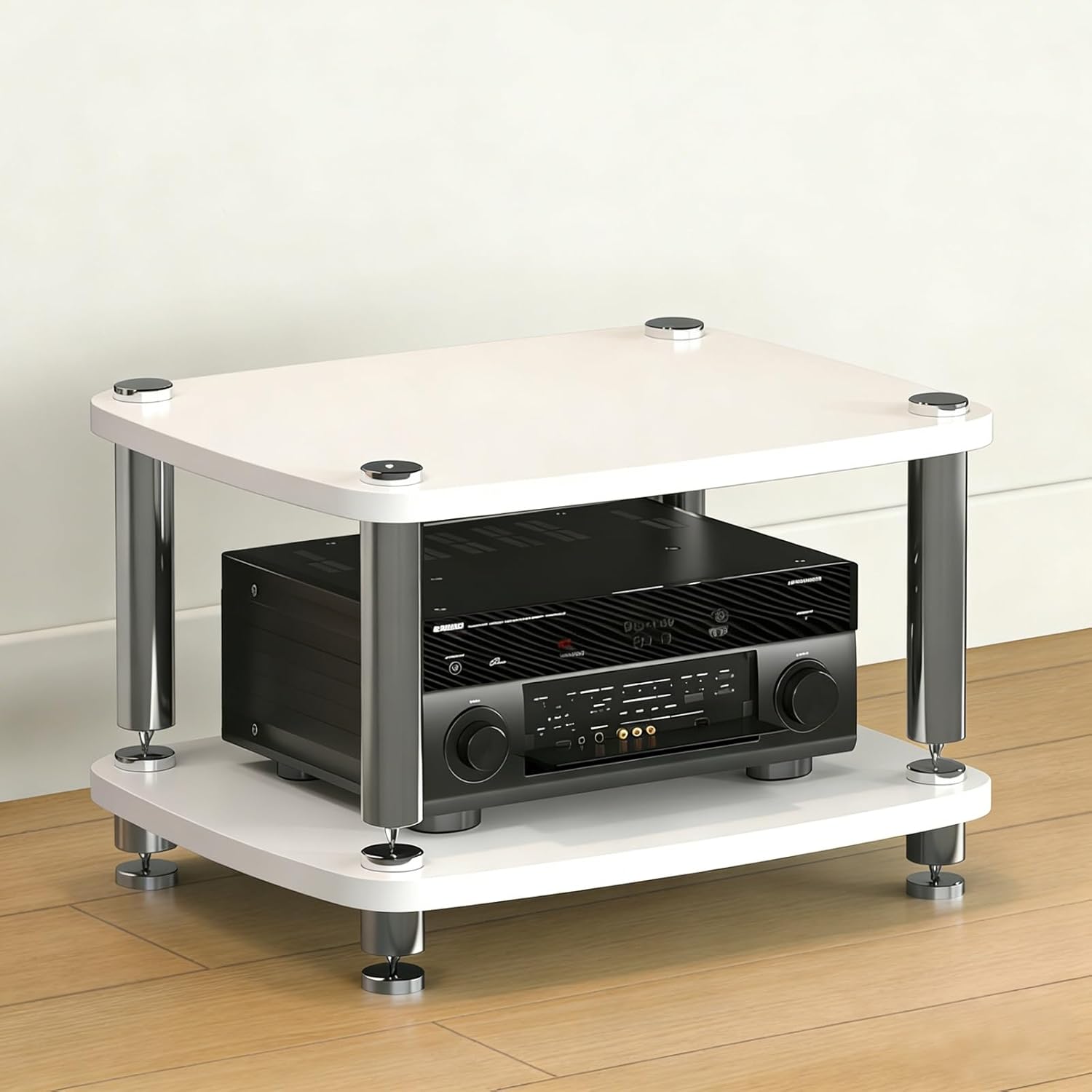 4 Shelf Home Theater Audio Rack Stand