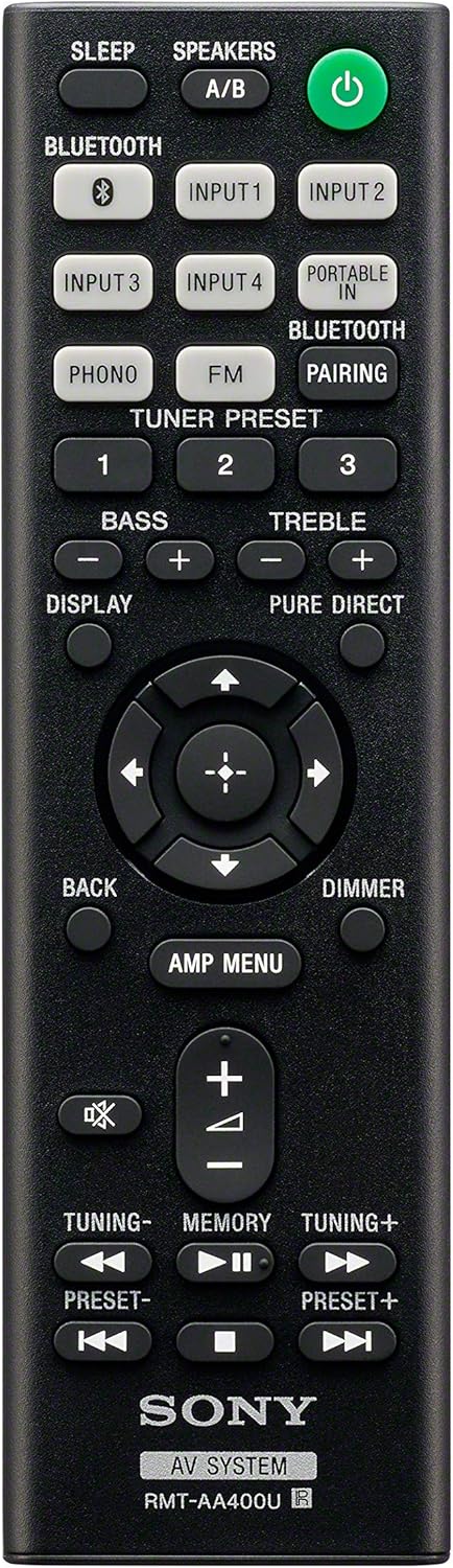 Sony STRDH190 2-ch Stereo Receiver with Phono Inputs and Bluetooth Bundle with 100ft of Speaker Wire and 5 Pairs of Banana Plugs (3 Items)