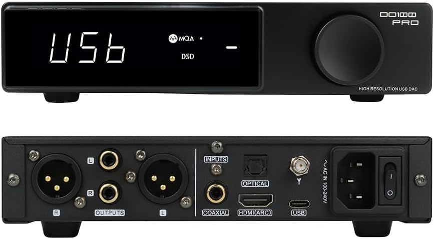 SMSL DO100 PRO HiFi Balanced DAC with 2X ES9039Q2M & XMOS XU316