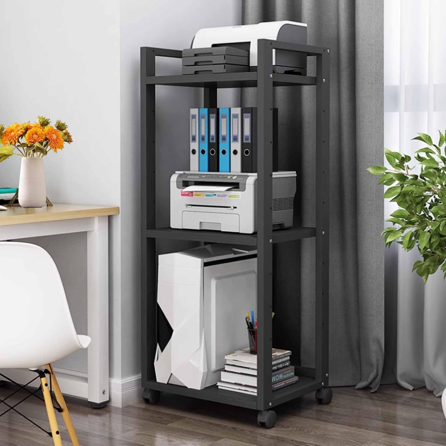 3/4/5/6 Tier Audio-Video Shelving Unit