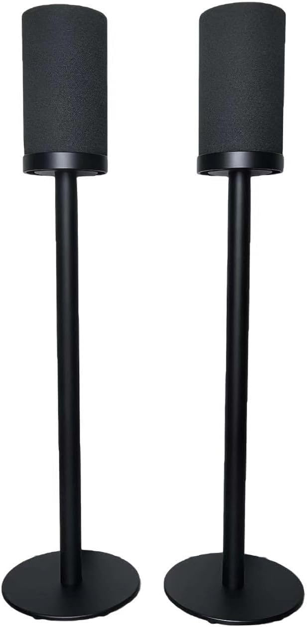 Speaker Stands Compatible with Sony SA-RS5 Home Surround Sound System(only Stand) The Speaker Floor Stand can Hide The Power Cord and is Made of Aluminum Alloy Material Black Pair
