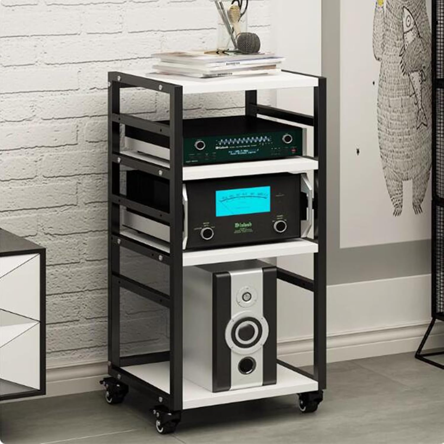 YLQFGUVWK Media Storage Rack